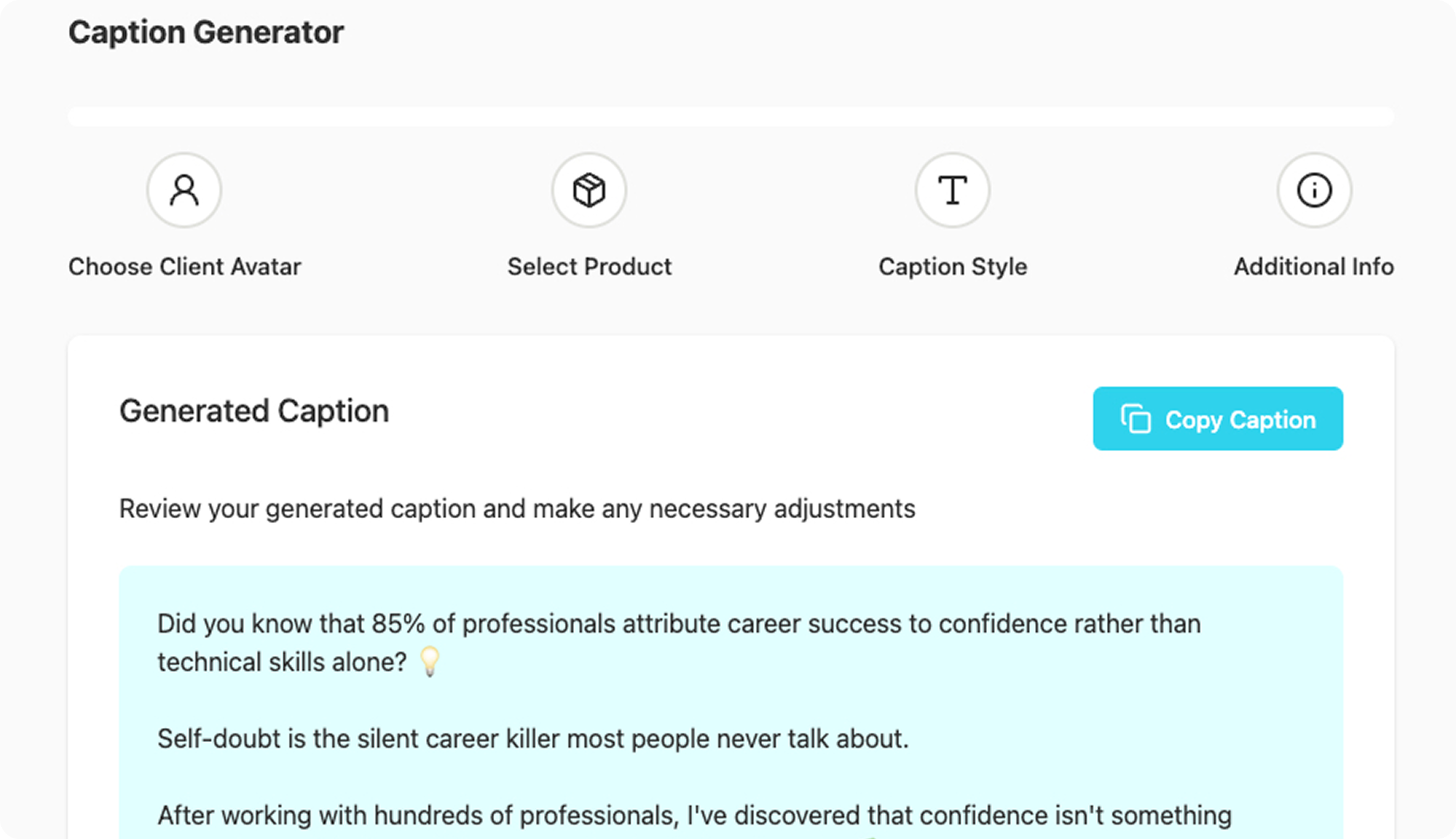 Social Media Caption Generator